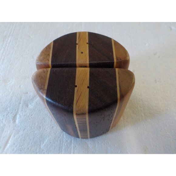 Unbranded Other - Vintage Midcentury Danish Modern Style Wood Salt Pepper Shaker Set 3 1/8 X 3 1/4